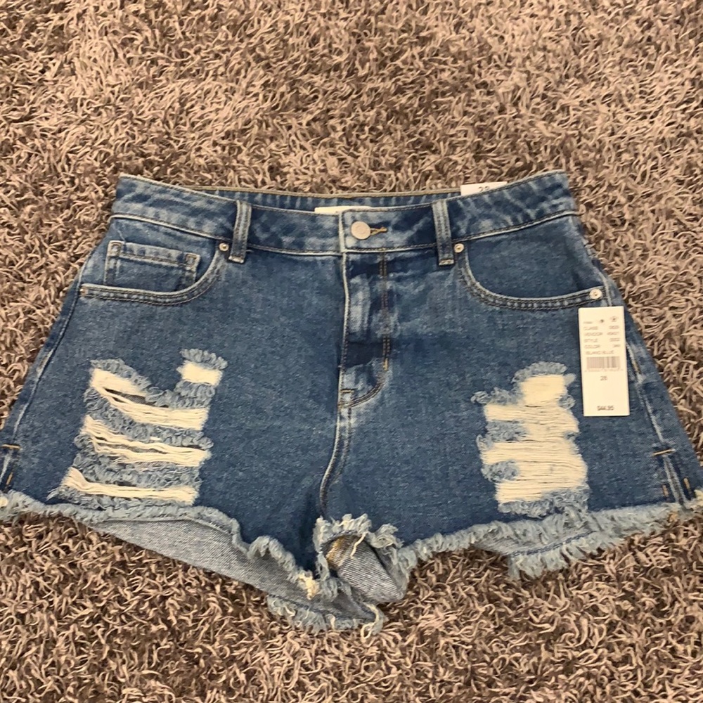 PacSun High Rise Festival Jean Shorts